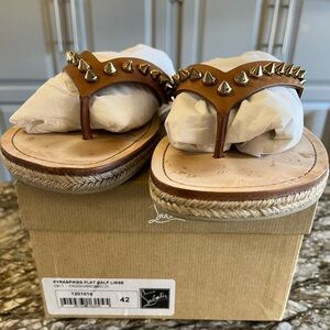 Size 42 Christian Louboutin sandals